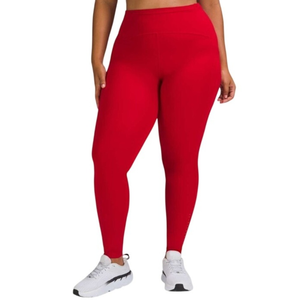 Lululemon Swift Speed High Rise Tight 20 Red Sleek Legging Running Athletic 28"